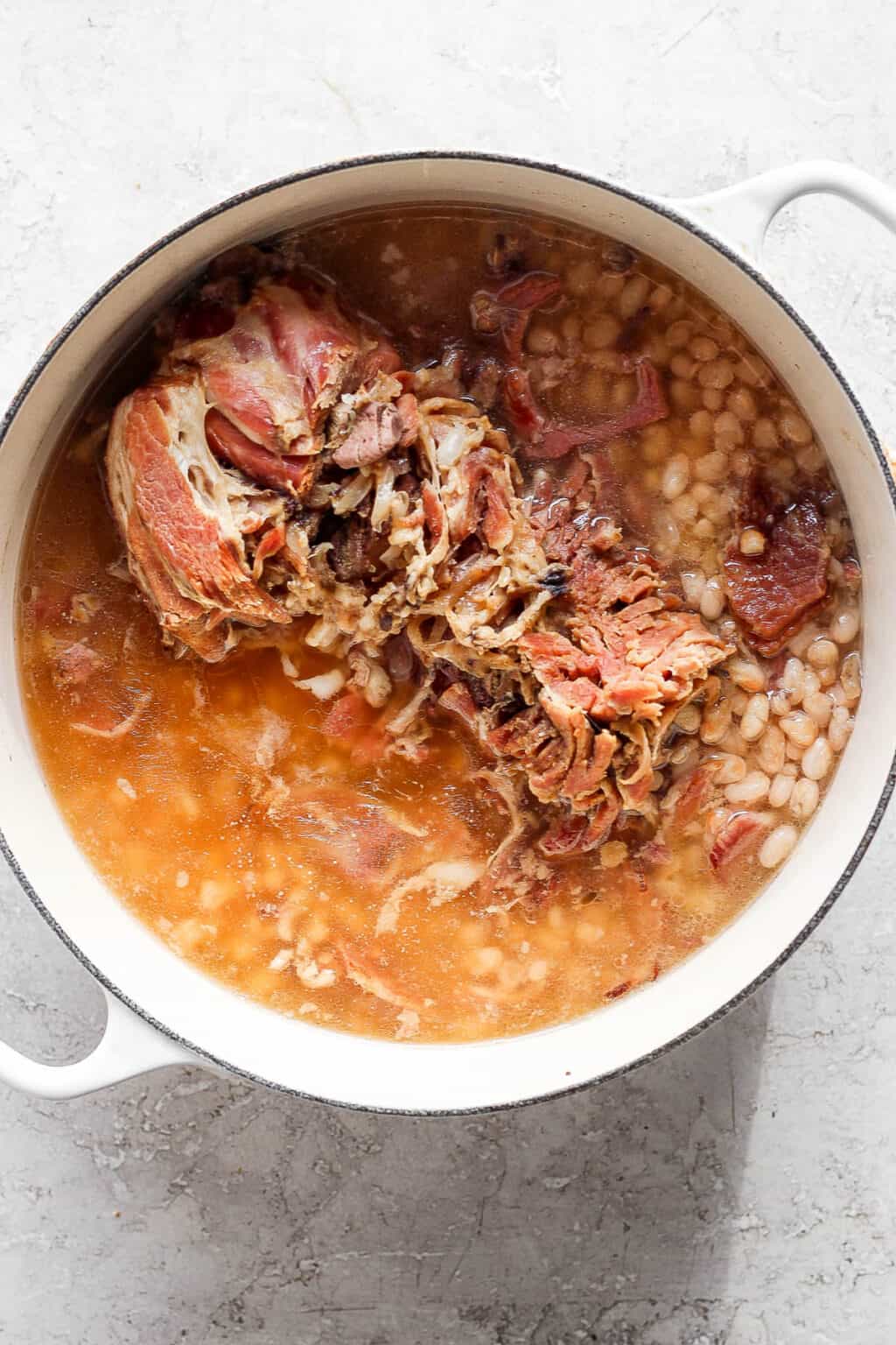 Ham Bean Soup - The Wooden Skillet