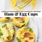 Pinterest for Ham & Egg cups.