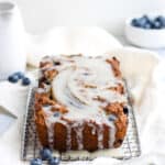 The best recipe for a blueberry muffin bread.