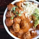 The best recipe for curried meatballs.