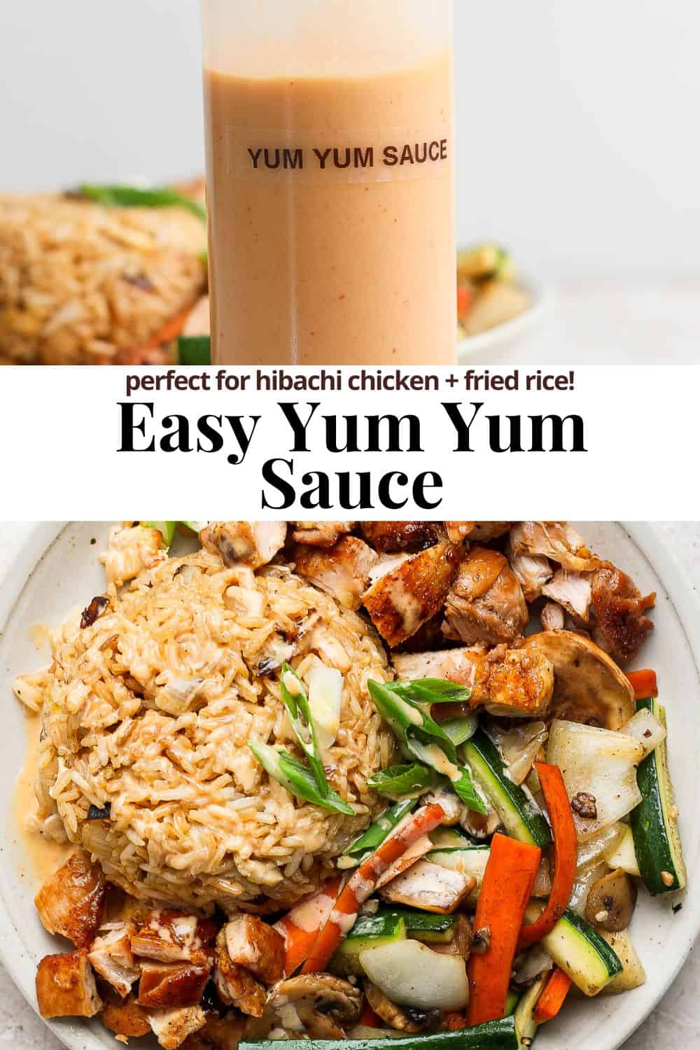 Pinterest image for yum yum sauce.