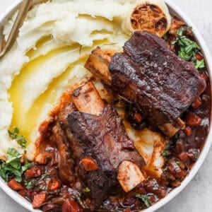 The best recipe for braised beef short ribs.