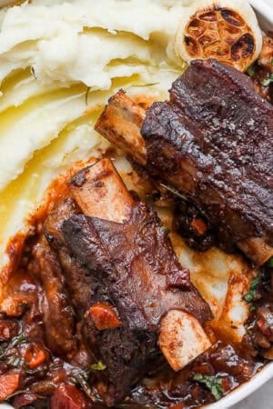The best recipe for braised beef short ribs.