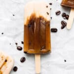 The best recipe for coffee popsicles.