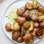The best recipe for some easy herbed potatoes.