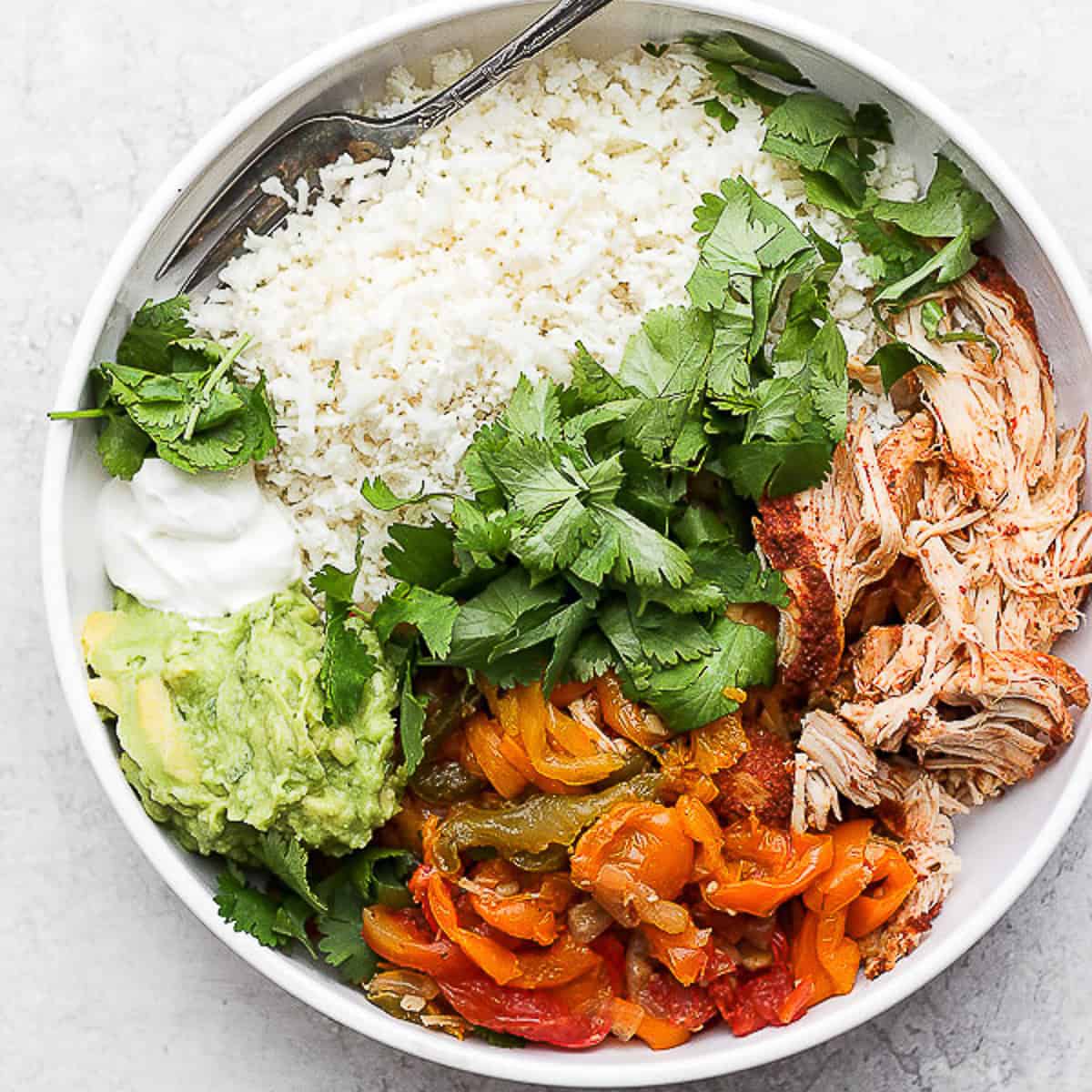 The best slow cooker chicken fajitas recipe.