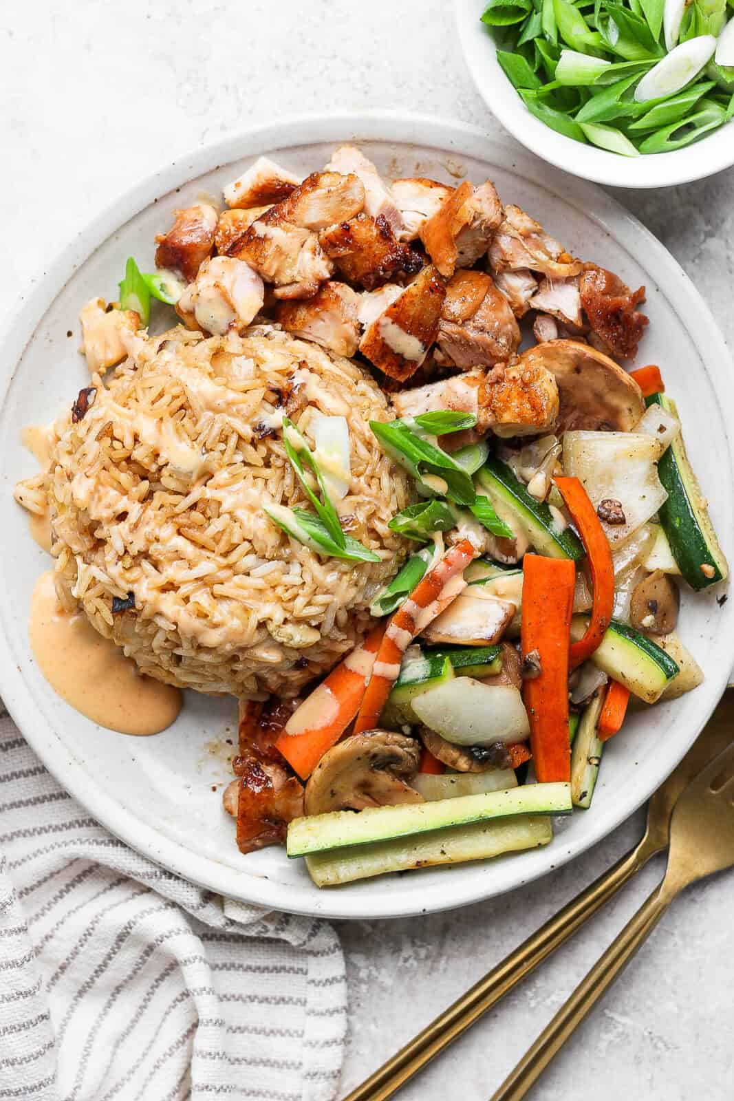 Hibachi Chicken - The Wooden Skillet