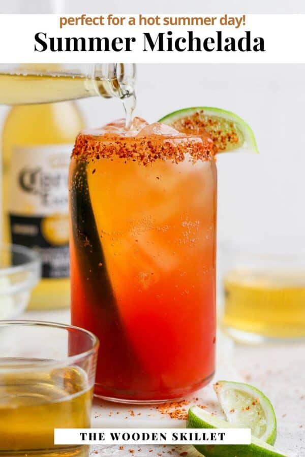 Michelada + Tajin Rim - The Wooden Skillet