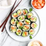 The best recipe for a cauliflower rice sushi roll.