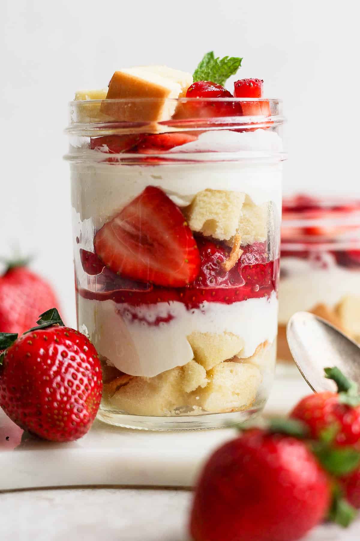 The best recipe for strawberry shortcake parfaits.