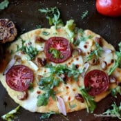 The best roasted garlic pizza recipe.