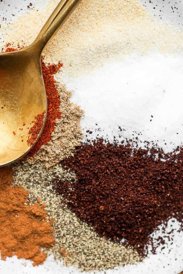 The best recipe for a steak dry rub.