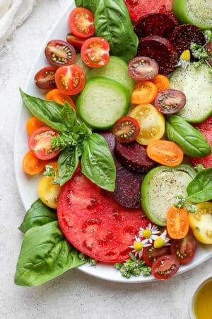 The best recipe for a vegan beet salad.