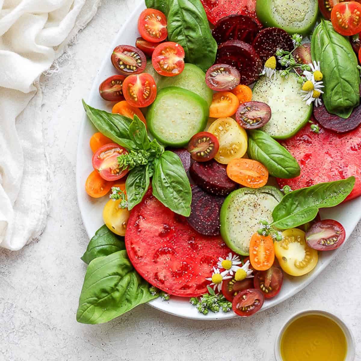 The best recipe for a vegan beet salad.
