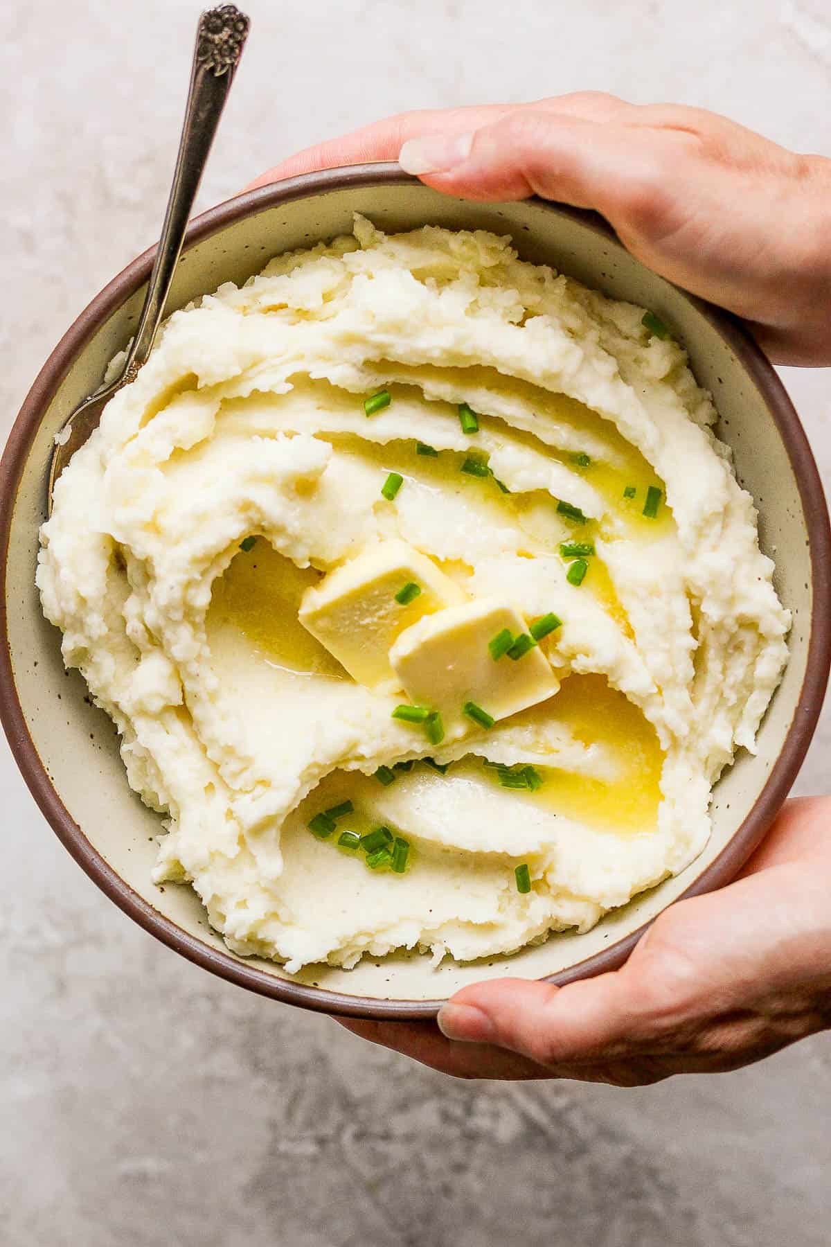 The best recipe for extra creamy mashed potatoes.