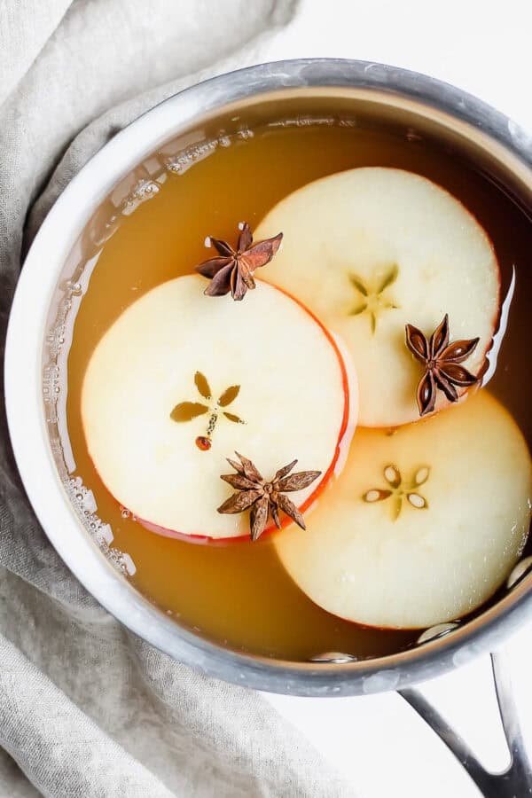 The best recipe for a spiced apple cider.