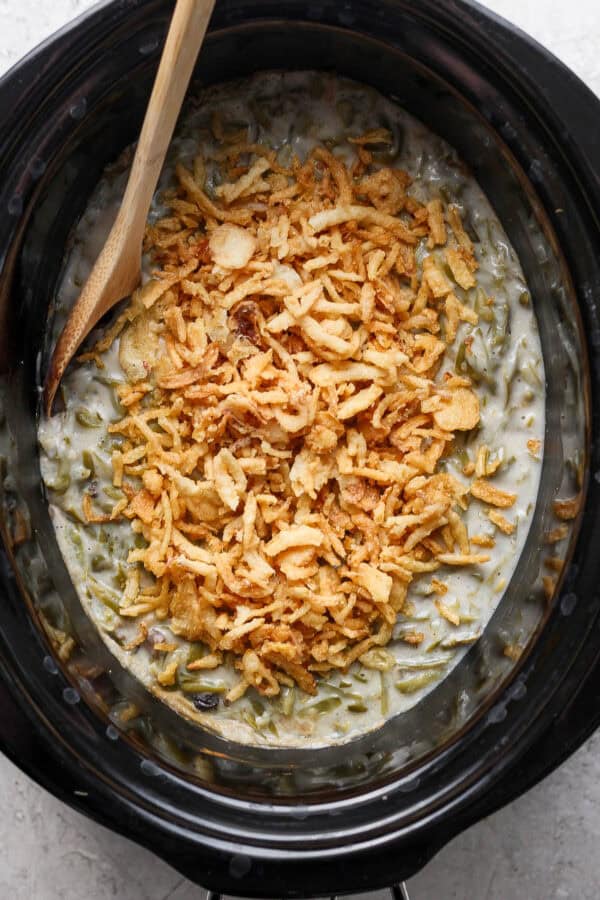 Crock Pot Green Bean Casserole The Wooden Skillet