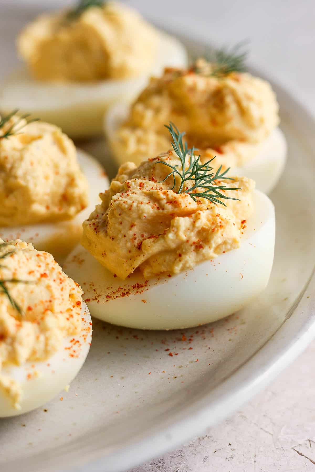 The best recipe for smoked deviled eggs.