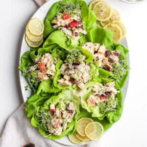 A delicious and healthy chicken salad recipe.