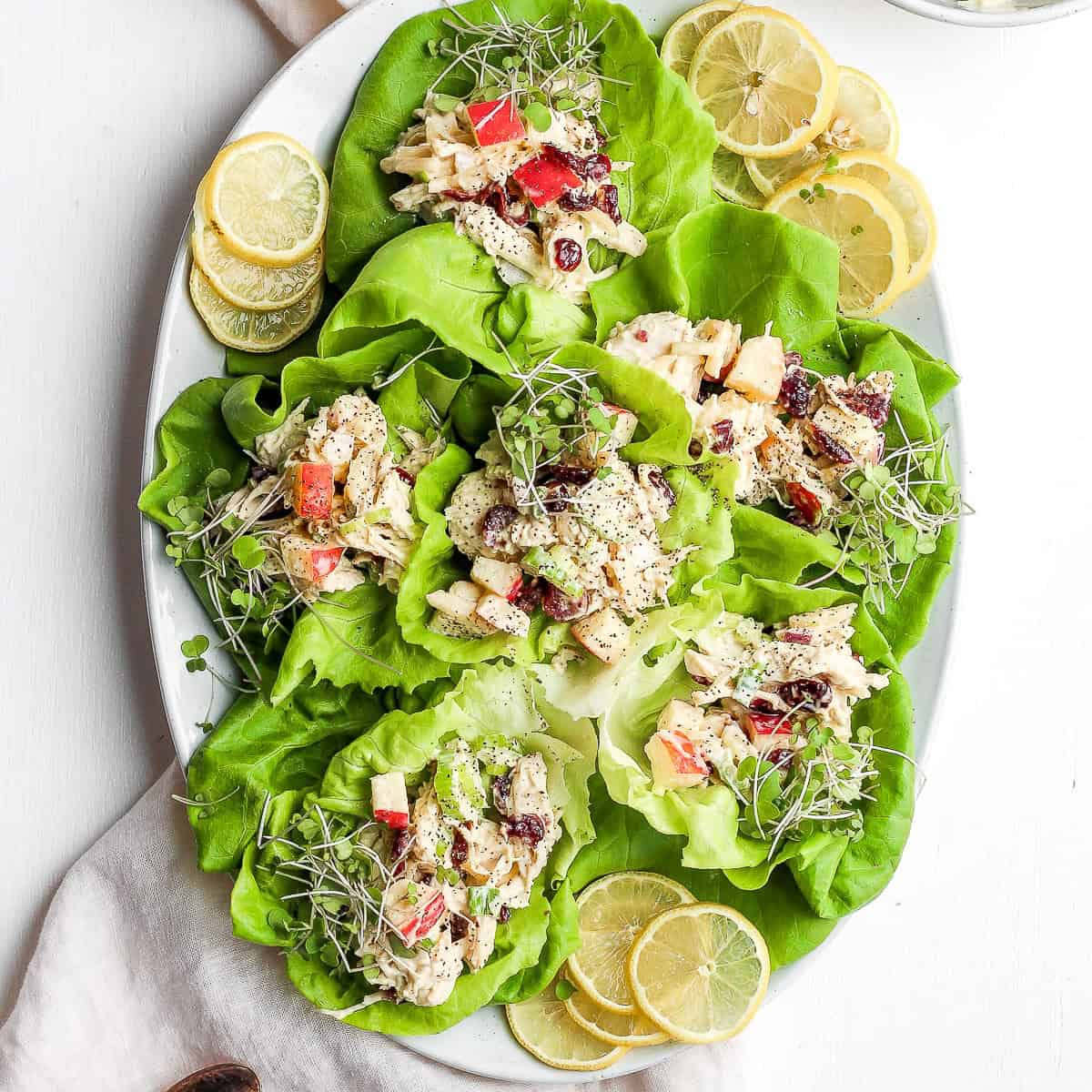 A delicious and healthy chicken salad recipe.
