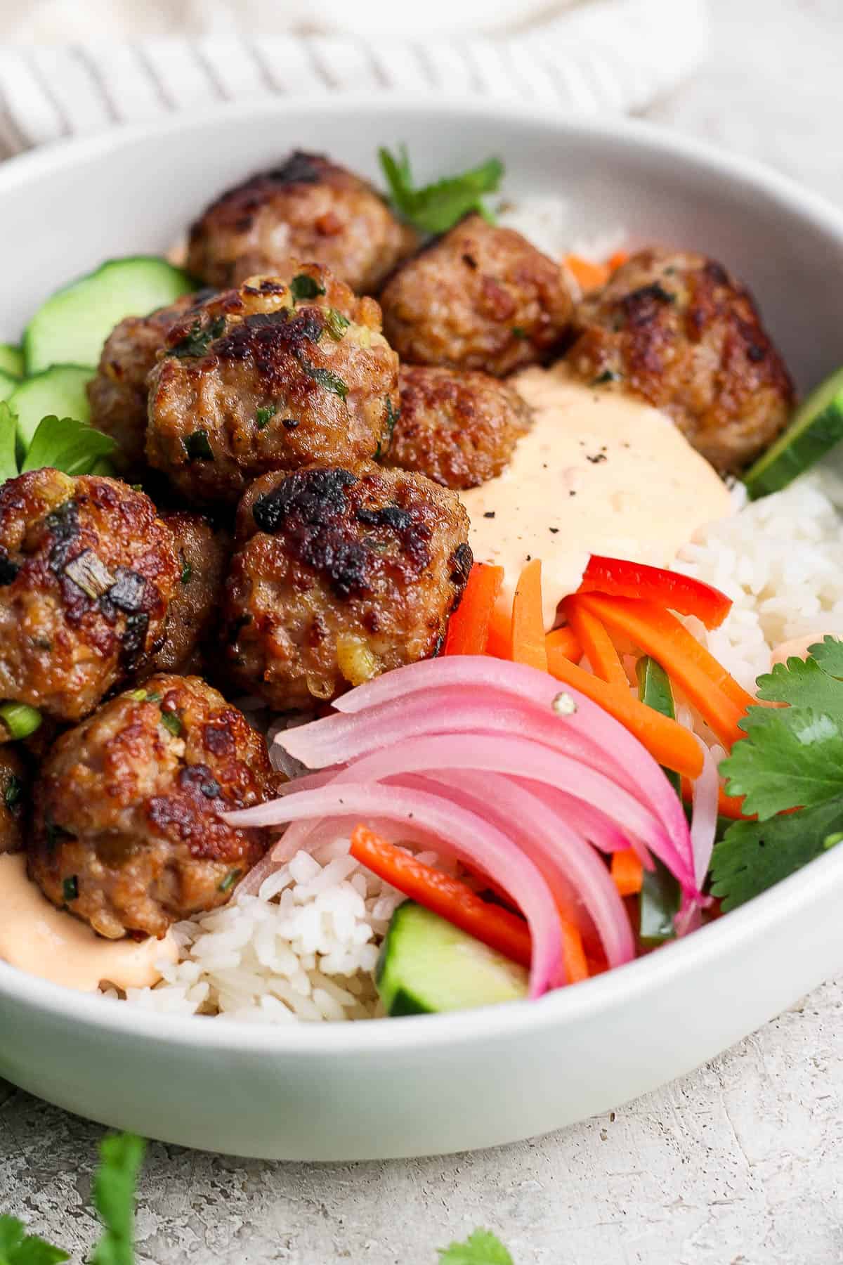 A banh mi rice bowl.