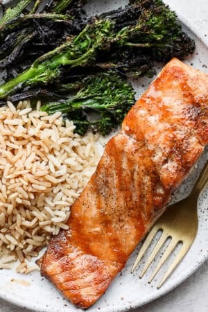 The best recipe for grilled salmon.