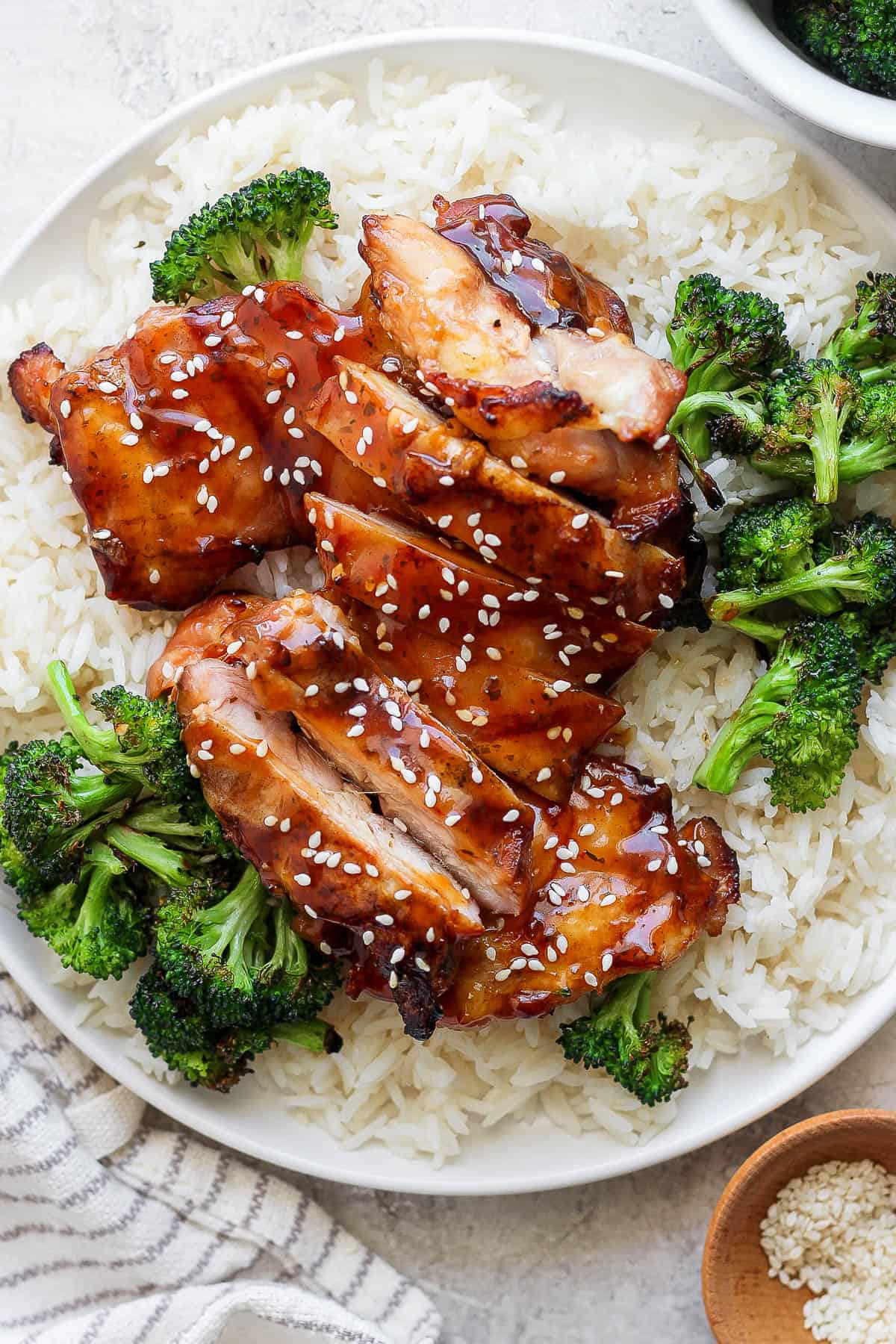 The best recipe for grilled teriyaki chicken.