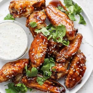 The best recipe for baked ginger sesame wings.