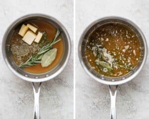 Turkey Injection Recipe (butter + herb) - The Wooden Skillet