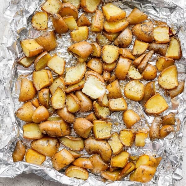 The best recipe for smoked potatoes.