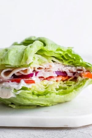 The best recipe for a lettuce sandwich.