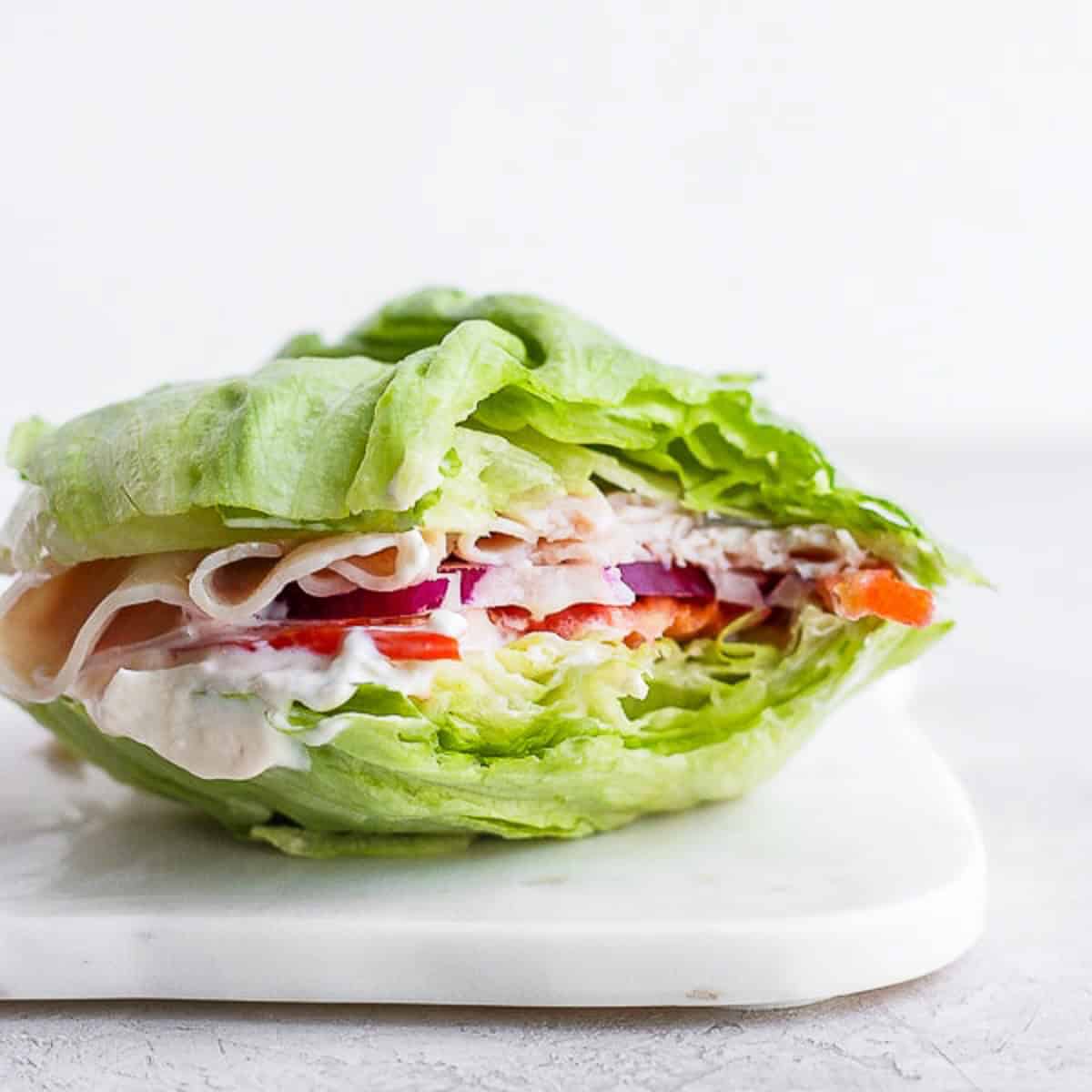 The best recipe for a lettuce sandwich.