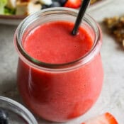 The best recipe for a strawberry vinaigrette.
