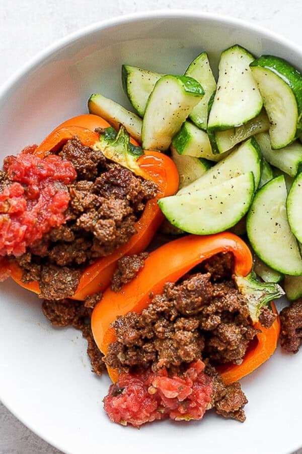 The best recipe for taco stuffed peppers.