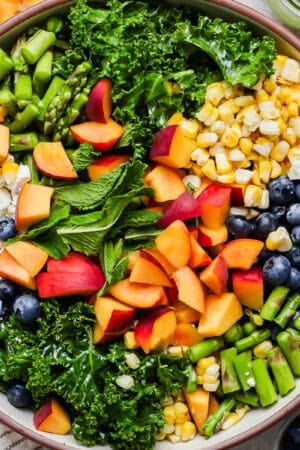 The best kale summer salad recipe ever!