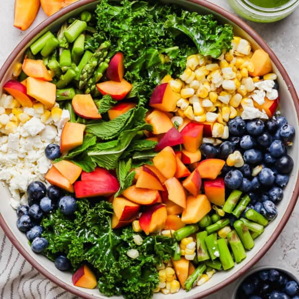 The best kale summer salad recipe ever!