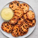 The best recipe for easy grilled sweet potatoes.