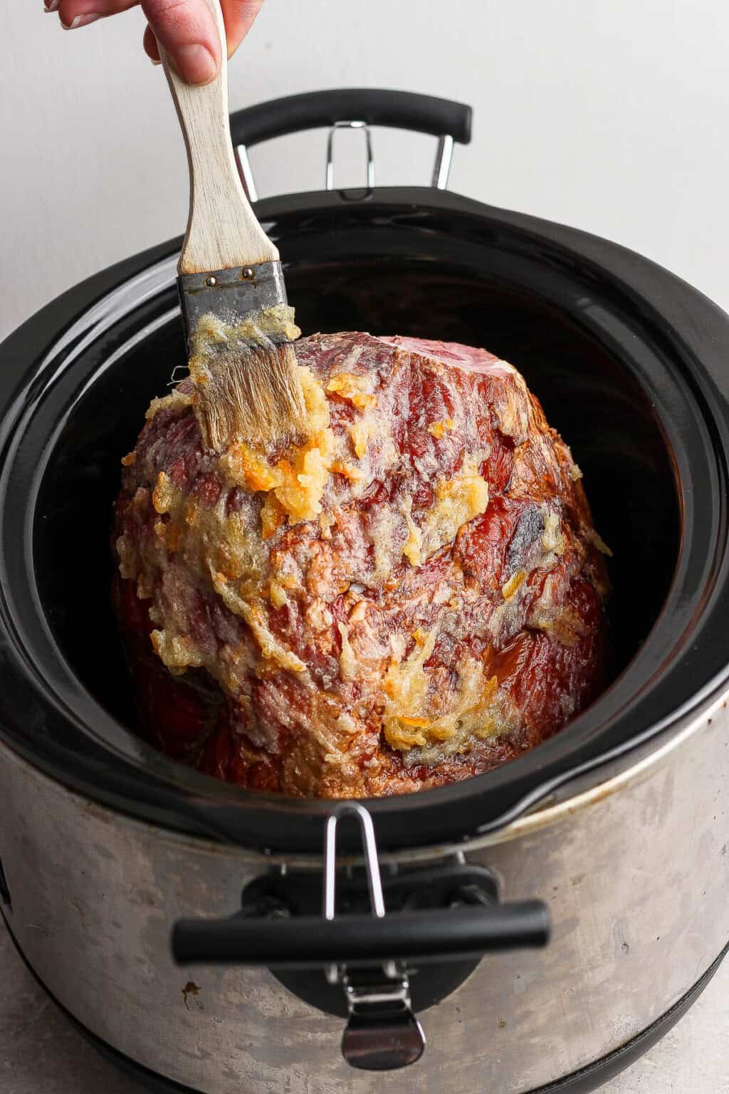 Orange Glazed Ham (+ optional ham injection) - The Wooden Skillet